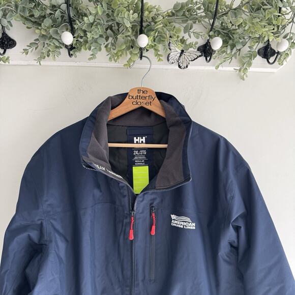 Helly Hansen Men's Crew Midlayer Sailing Jacket 2.0 American Cruise Line 2XL New - Picture 2 of 5